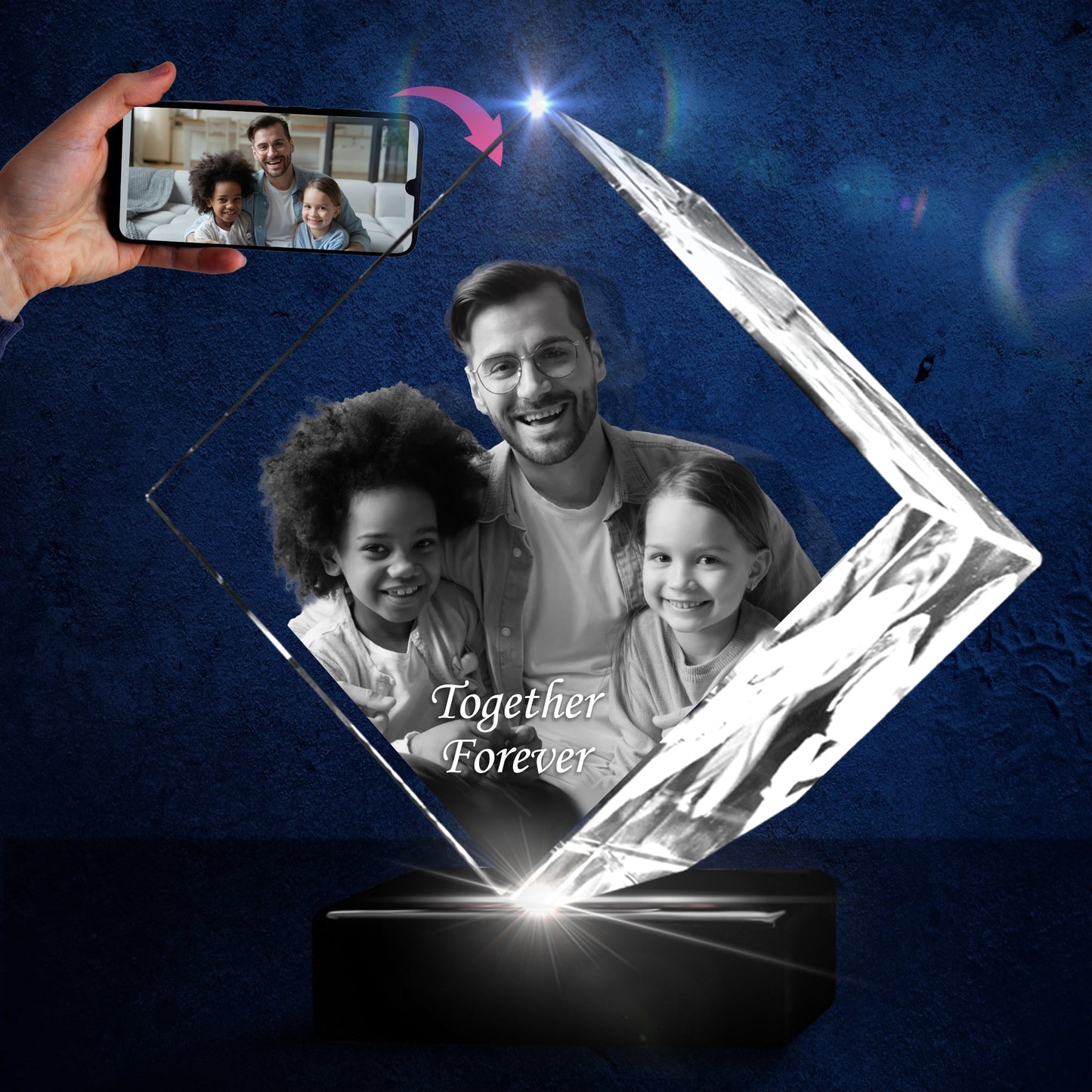 3D Crystal Diamond
